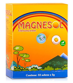 Magnesol complément alimentaire en magnésium 200g saveur orange vue de face