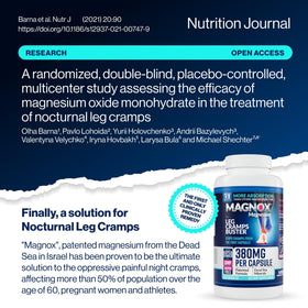MAGNOX Buster 380mg complément alimentaire magnésium capsules en main