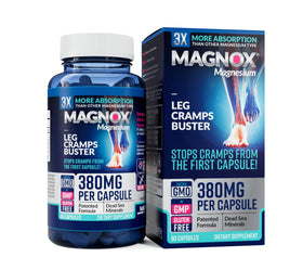 MAGNOX Buster complément alimentaire magnésium 380mg, boîte de 60 capsules