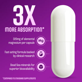 MAGNOX Complément Alimentaire Magnésium 320mg - capsules sur une table