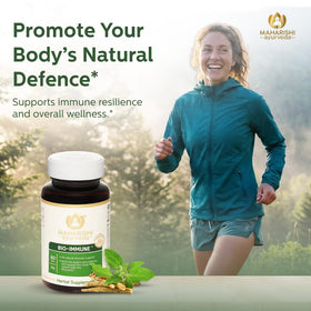 Maharishi Ayurveda Bio daily wellness™ comprimés sur fond blanc