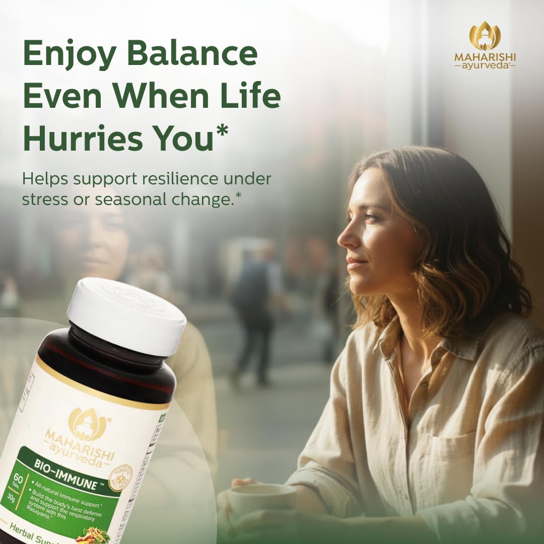 Maharishi Ayurveda Bio daily wellness™ ingrédients sur étiquette