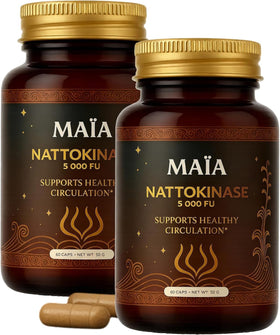 MAÏA Nattokinase 5000 FU 60 capsules vue de face