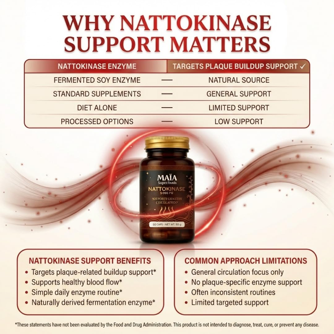 MAÏA SUPERFOODS Maia Nattokinase packaging details