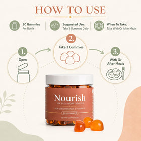 Maidlure Gummies Églantier affichant les ingrédients sur l'étiquette