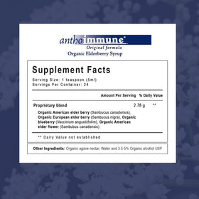 Maine Medicinals Sirop de Sureau Bio 4 oz avec des ingrédients naturels