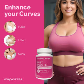 Major Curves Complément Alimentaire avec un verre d'eau