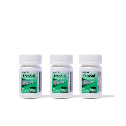 MAJOR Ferosul comprimés de fer 325mg avant de la boîte