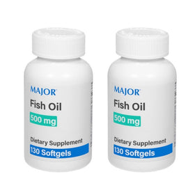 MAJOR Huile de Poisson 500mg gélules, vue de face