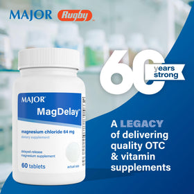 MAJOR Magnésium Chlorure 64 mg comprimés en gros plan