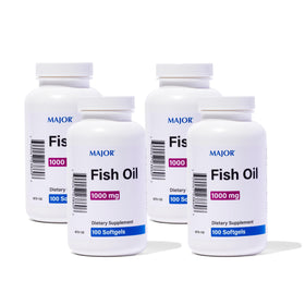 MAJOR Omega-3 Huile de Poisson 1000mg gélules softgels