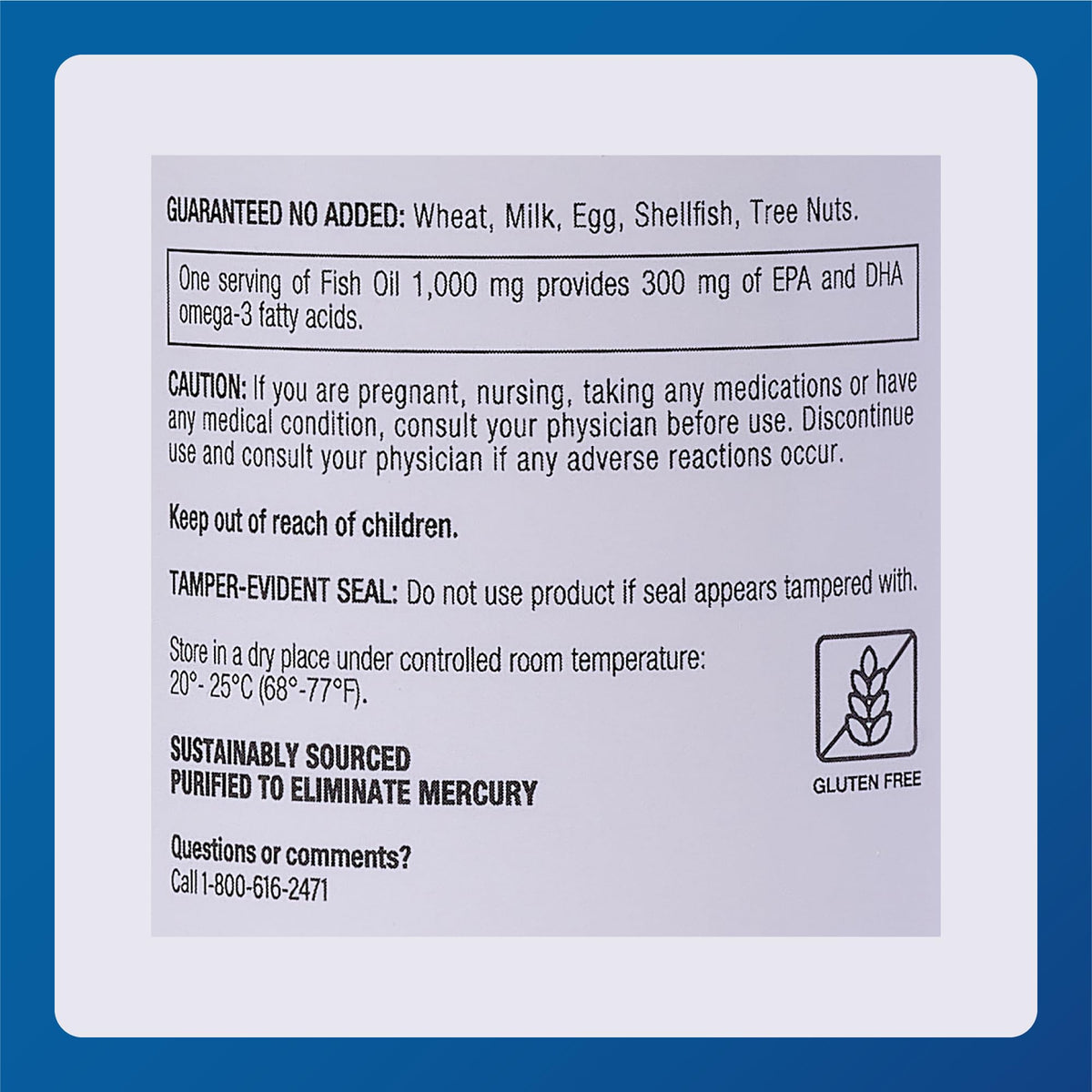 MAJOR Omega-3 Huile de Poisson sur table avec d'autres compléments