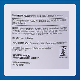 MAJOR Omega-3 Huile de Poisson sur table avec d'autres compléments