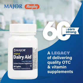 MAJOR Original Dairy Aid 60 comprimés vue de dos