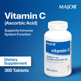 MAJOR Vitamine C 500 mg comprimés - comprimé sur une surface blanche
