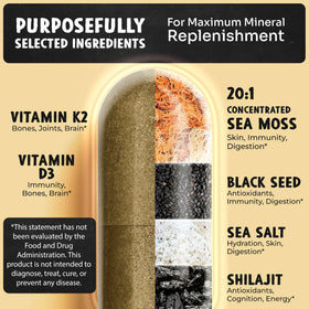 Maju Superfoods 18 en 1 Complément Alimentaire capsules ouvertes