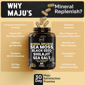 Maju Superfoods 18 en 1 Complément Alimentaire étiquette
