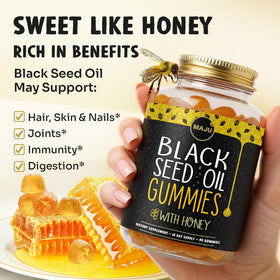 Maju Superfoods Gélules d'Huile de Graines Noires 90ct dosage recommandé