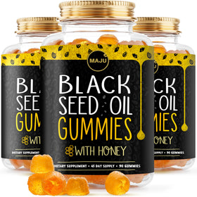 Maju Superfoods Gélules d'Huile de Graines Noires 90ct vue de face
