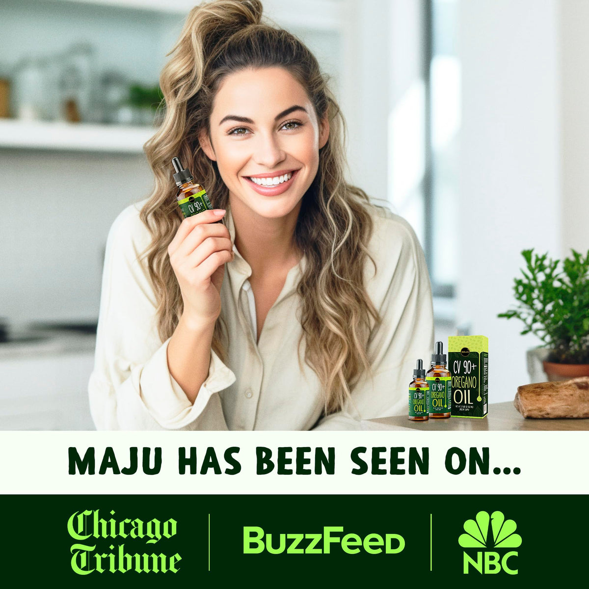 Maju Superfoods Huile d'Oregano 30ml en contexte de cuisine