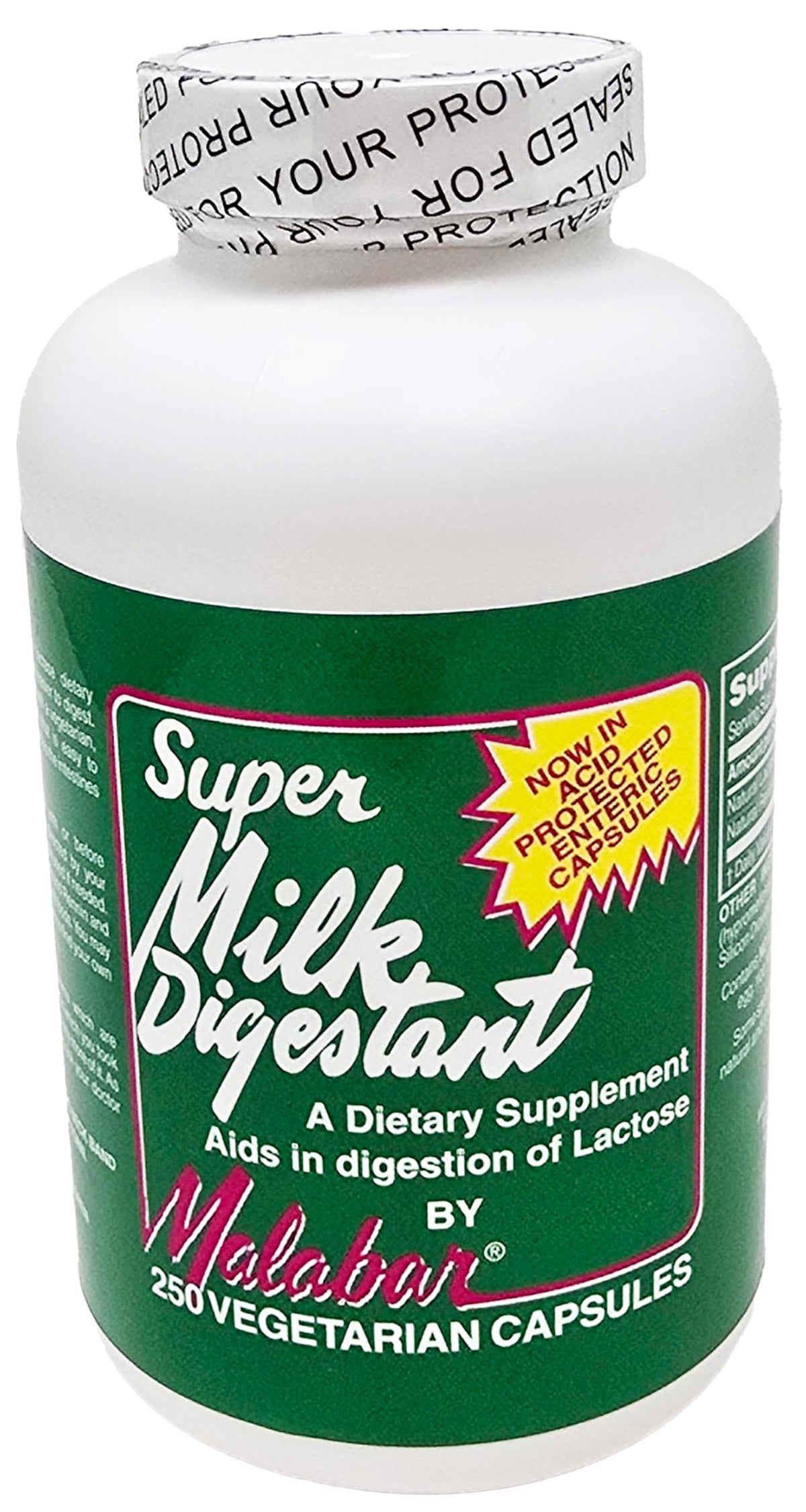 Malabar Super Milk daily 250 Capsules vue avant