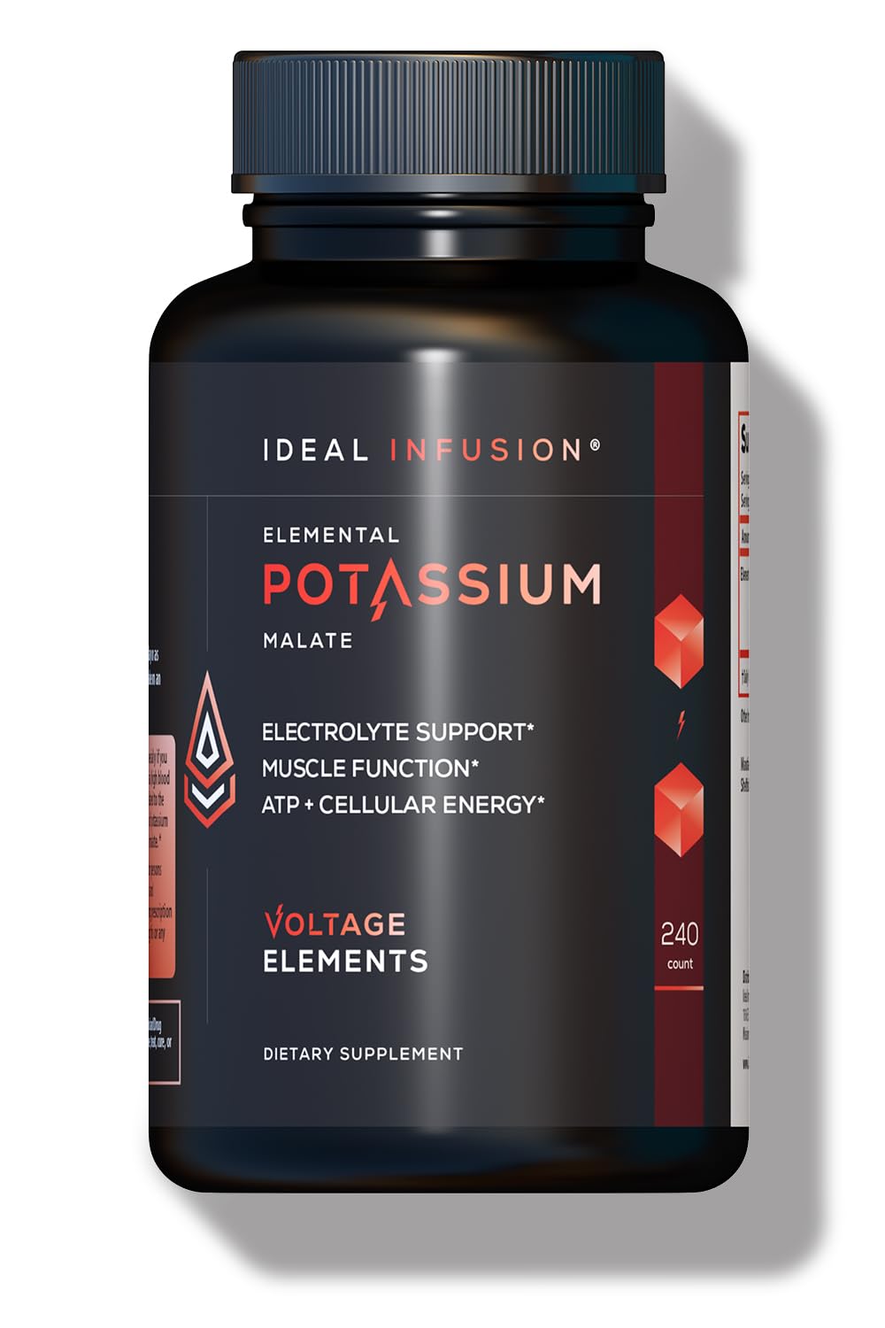Malate de Potassium 1300mg d'Ideal Infusion - Vue de l'emballage avant