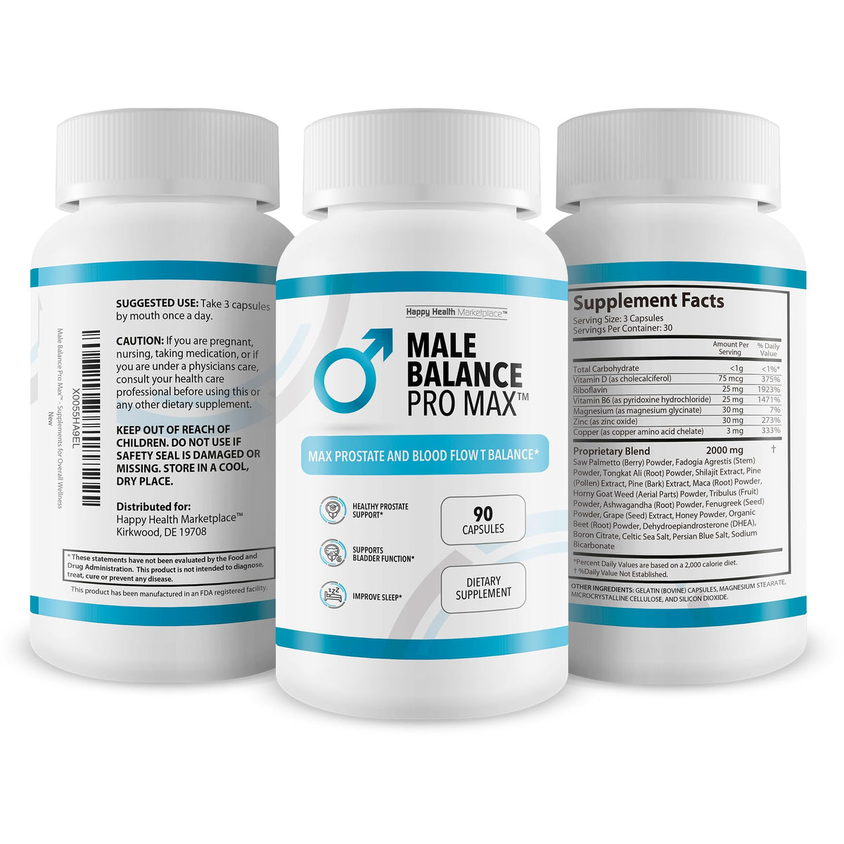Male Balance Pro Max complément alimentaire avec des plantes