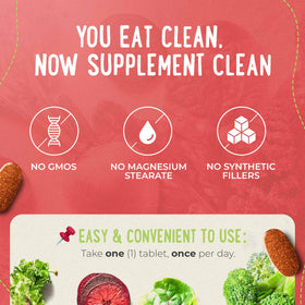 Mama Natural Multivitamine Femme 30 Jours avec fruits et légumes