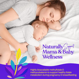 Mama's Select Methylated B12 + Methylfolate 59g avec des fruits