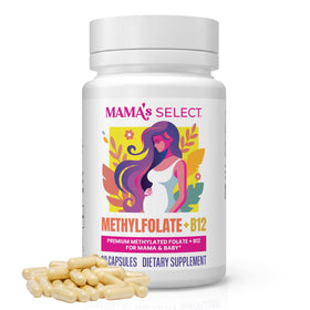 Mama's Select Methylated B12 + Methylfolate 59g emballage avant