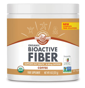 Manitoba Harvest BioActive Fiber complément alimentaire en poudre 270g saveur café vue de face