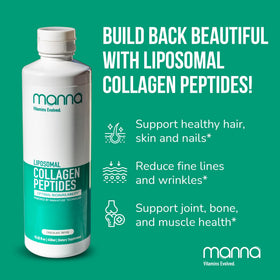 Manna Vitamins Evolved collagène liposomal 5000mg format liquide