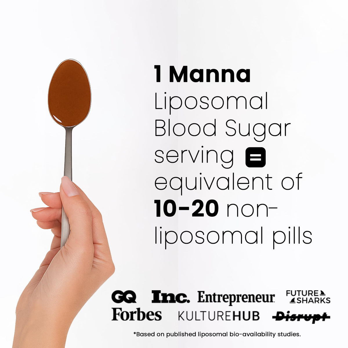 Manna Vitamins Evolved Complex Liposomal Glycémie 544g contenant