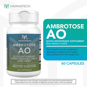 Mannatech Ambrotose AO® 60 Capsules avec étiquette