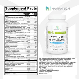 Mannatech Catalyst Multivitamin 120 comprimés - étiquette