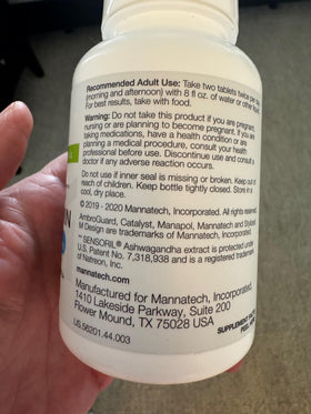 Mannatech Catalyst Multivitamin 120 comprimés - ingrédients