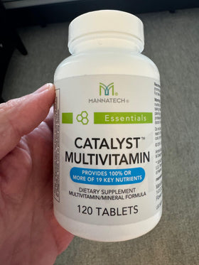 Mannatech Catalyst Multivitamin 120 comprimés - prise de comprimés