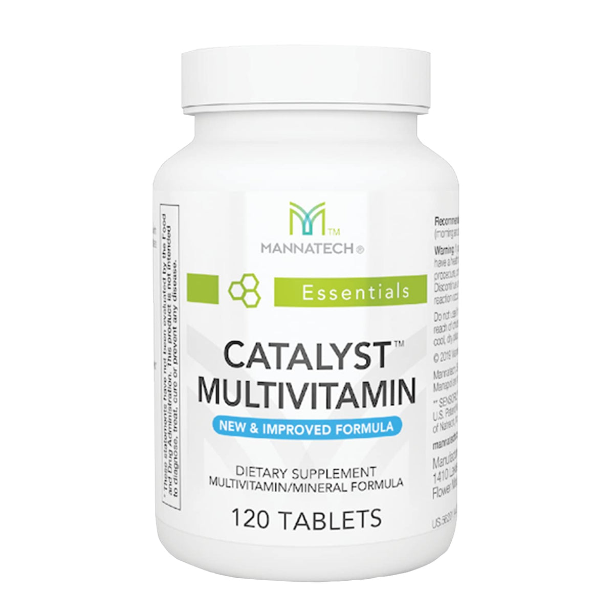 Mannatech Catalyst Multivitamin 120 comprimés - vue de face