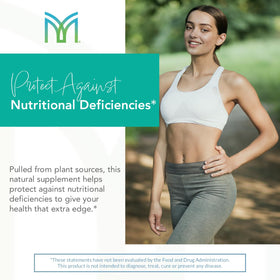 Mannatech PhytoMatrix® capsules sur une table en bois