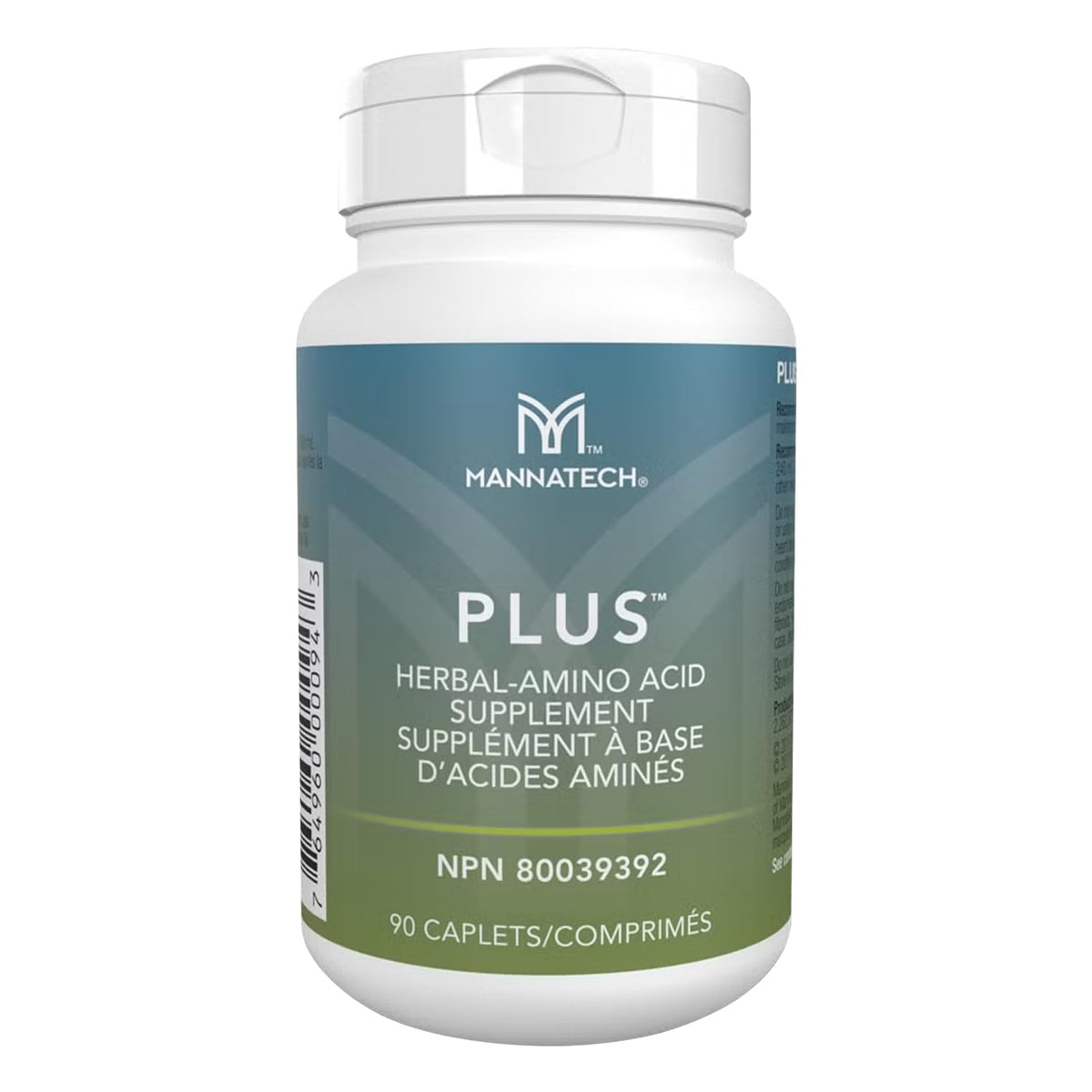 Mannatech Plus 90 complément alimentaire en capsules, vue de face