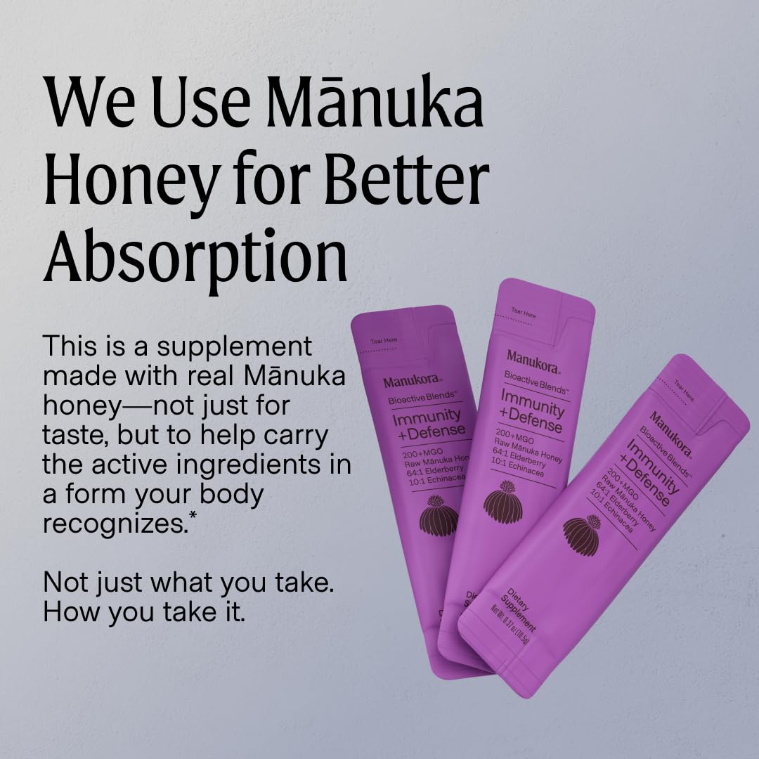 Manukora daily wellness + Defense avec cuillère