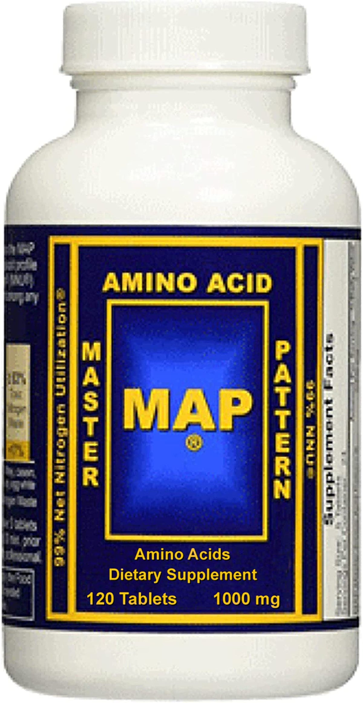 MAP Master Amino Acid Pattern comprimés non aromatisés vue de face