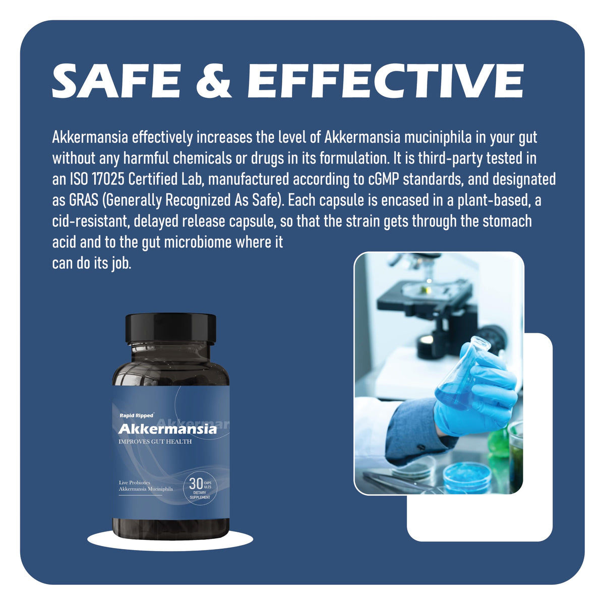 MAPUG Probiotique Akkermansia 100M AFU sur table