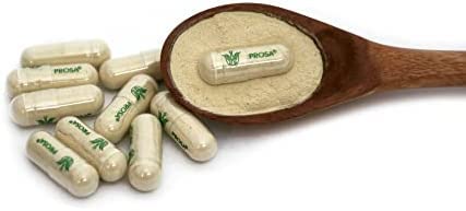 Margarita Prosa complément alimentaire 150 capsules dans une main