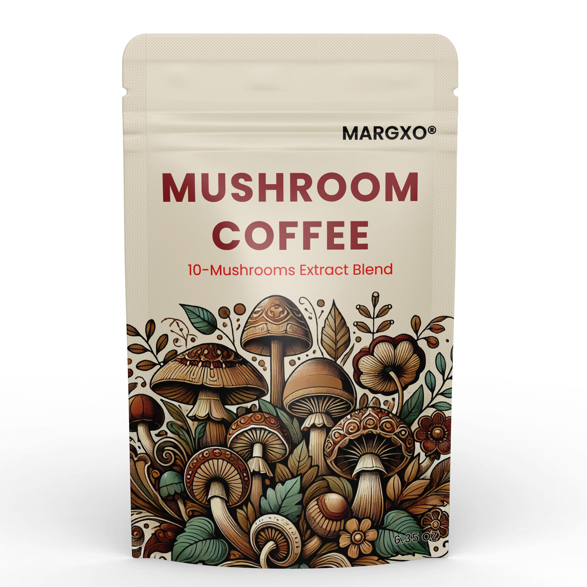 MARGXO Café aux Champignons 10 Extraits 180g face avant