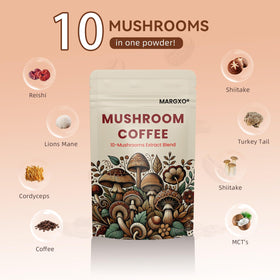 MARGXO Café aux Champignons 10 Extraits 180g packaging