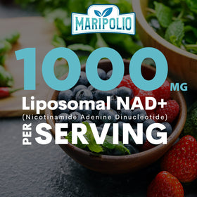 Maripolio NAD+ Liposomal 1000 mg étiquette du produit