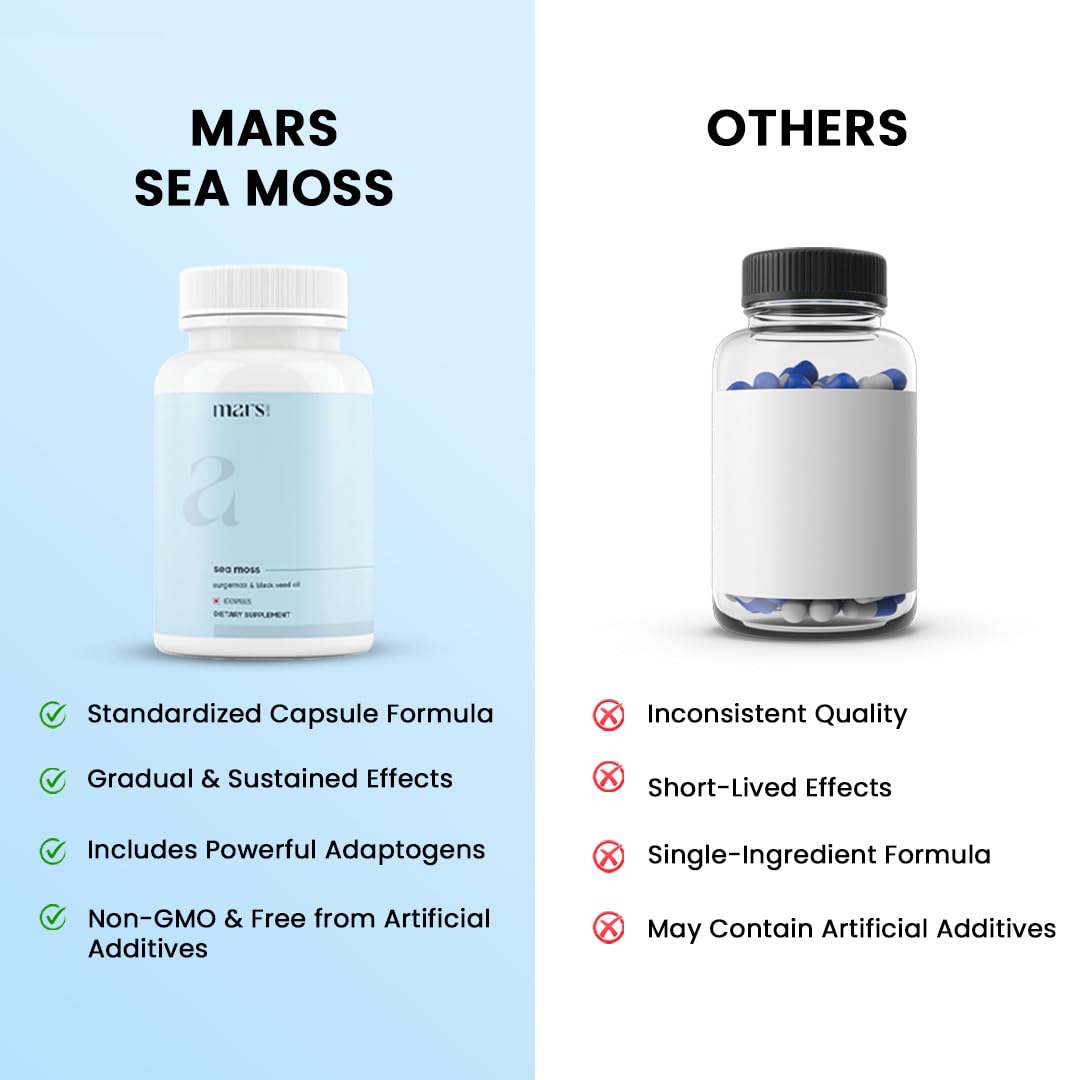mars by GHC Caps de Mousse de Mer 60N avec Huile de Nigelle