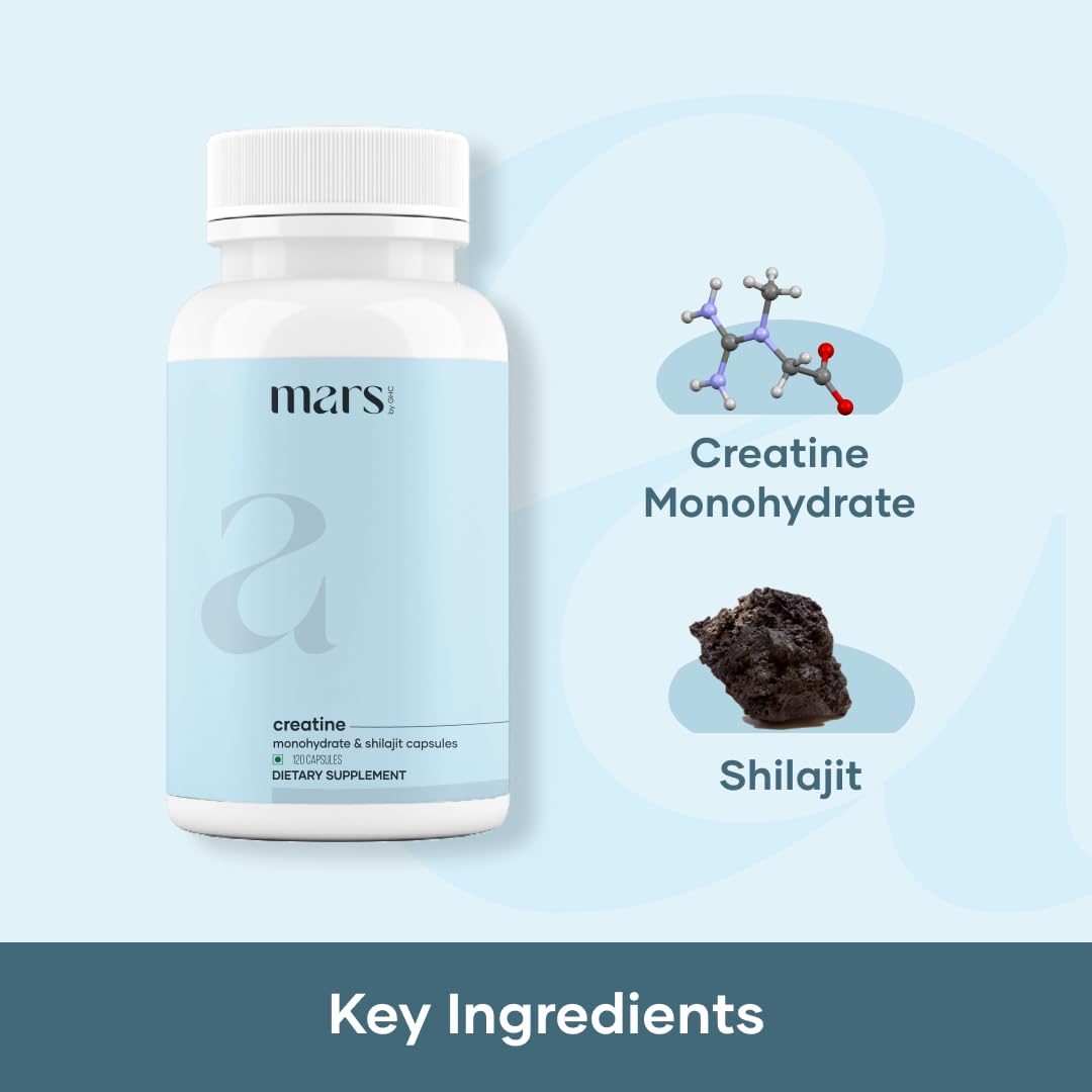 mars by GHC Capsules de Créatine Monohydrate Micronisée vue arrière