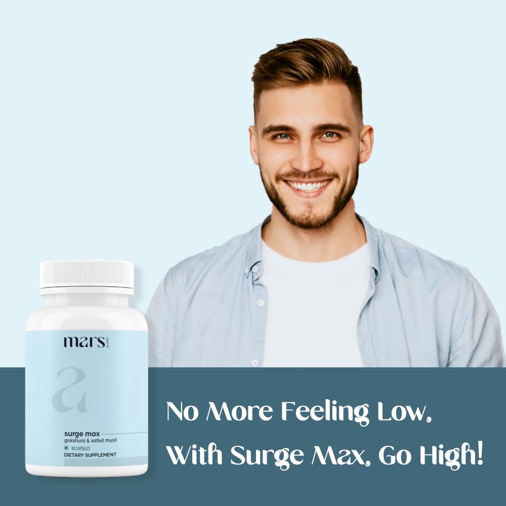 Mars Surgemax 60 capsules, vue arrière de l'emballage